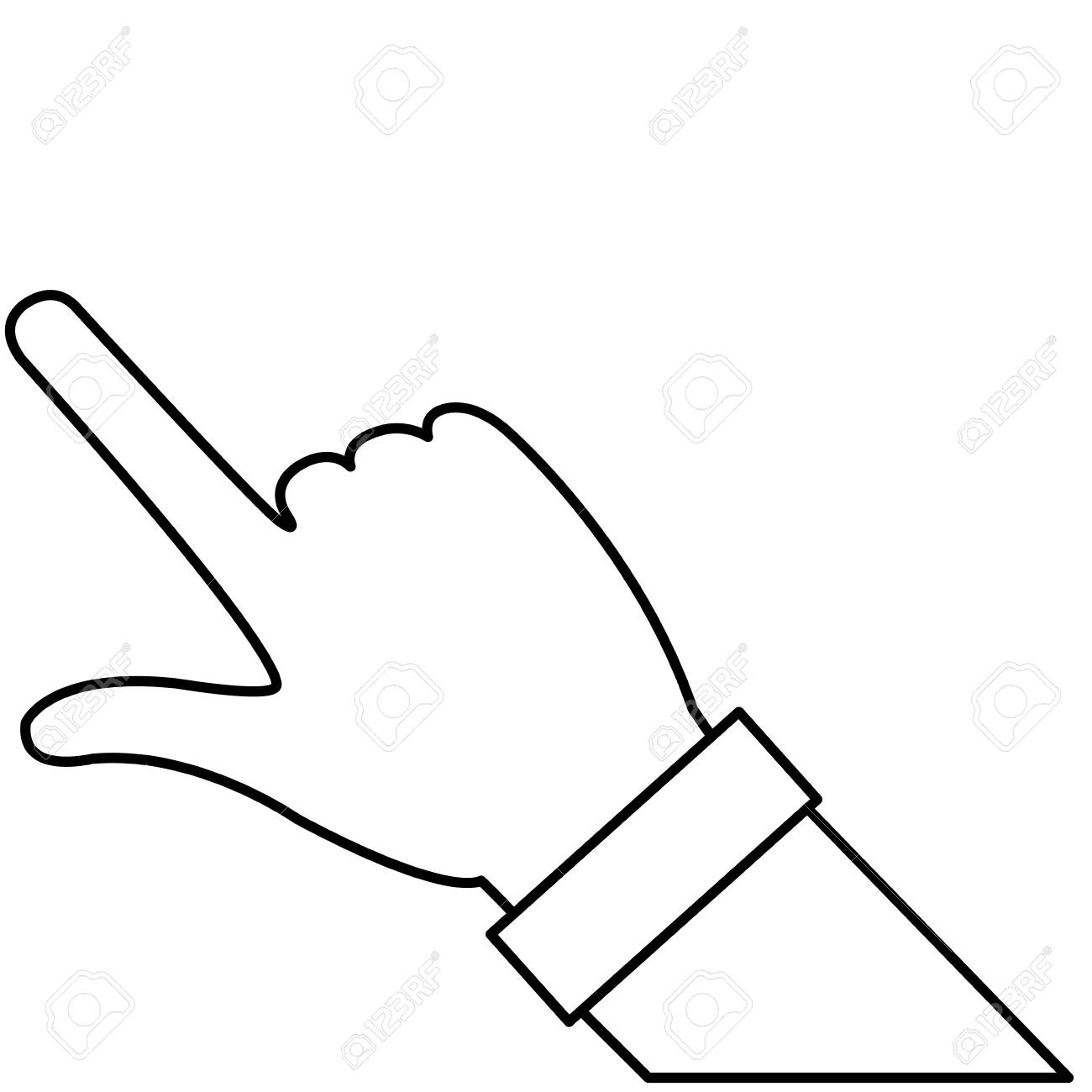 Conceito Representado Por Mao Apontando Com Dedo Indicador Ilustracao Apartamento E Isolado Desenho Ilustraciones Vectoriales Clip Art Vectorizado Libre De Derechos Image 90666020