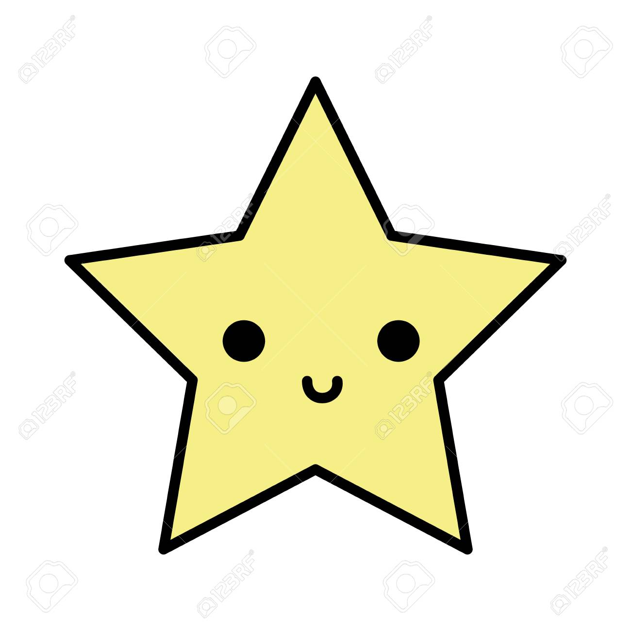 컬러 해피 스타 비디오 게임 캐릭터 기술 벡터 일러스트레이션 로열티 무료 사진, 그림, 이미지 그리고 스톡포토그래피. Image  101025764