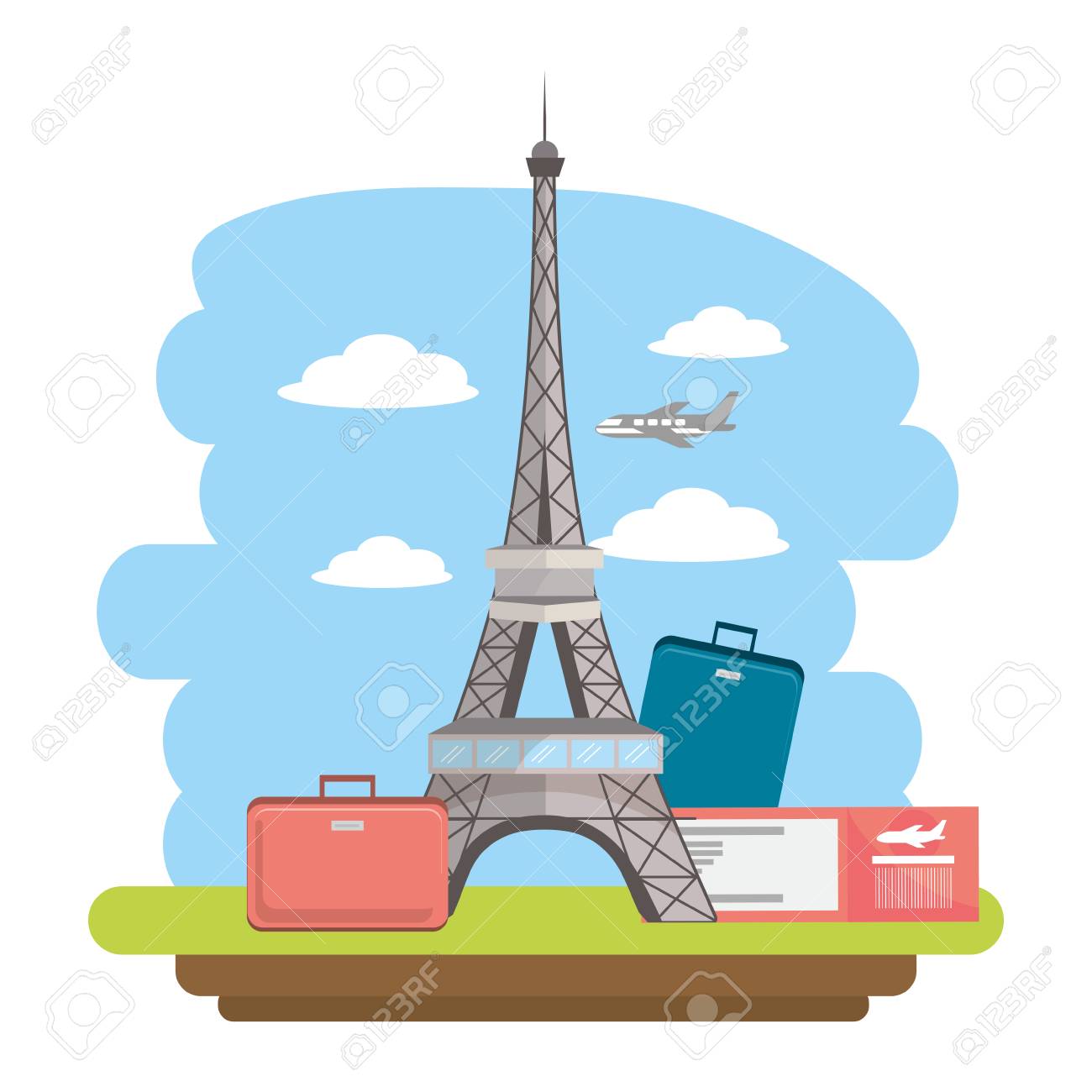 Eiffel Tower In Paris France Tourist Attraction And Landmark Cartoon Vector Illustration Graphic Design Royalty Free SVG, Cliparts, Vectors, And Stock Illustration. Image 109950157. Eiffel Tower In Paris France Tourist Attraction And Landmark Cartoon Vector Illustration Graphic Design Royalty Free SVG, Cliparts, Vectors, And Stock Illustration. Image 109950157.