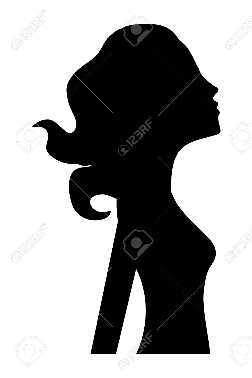 female silhouette icon royalty