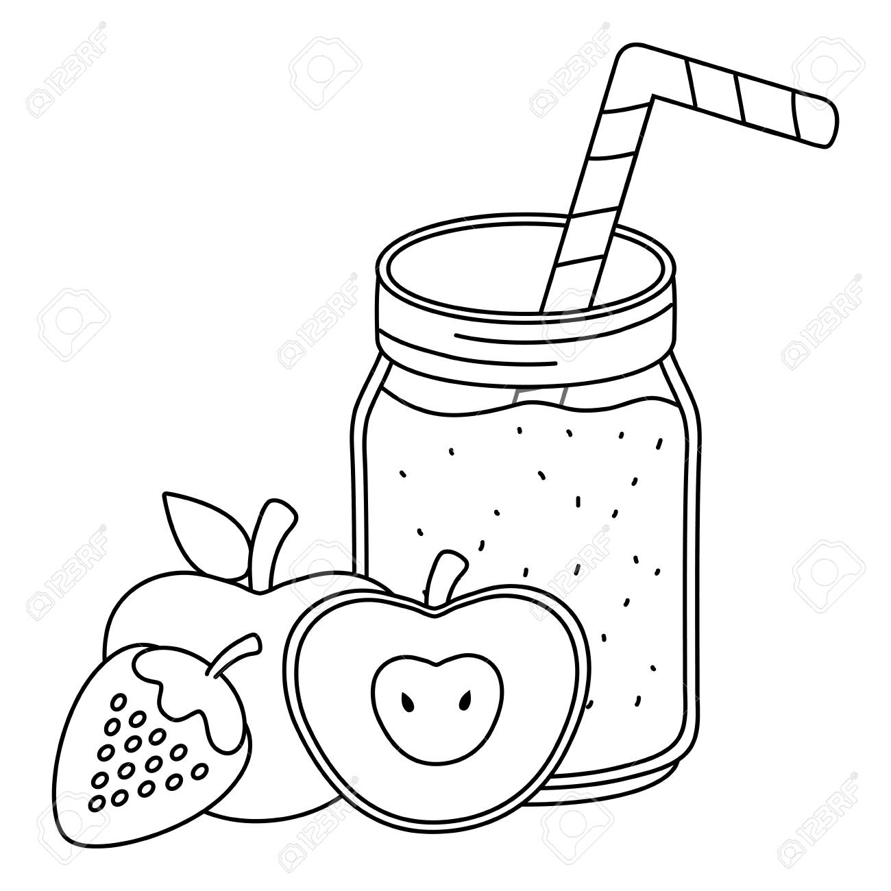 Featured image of post Juice Cartoon Images Black And White