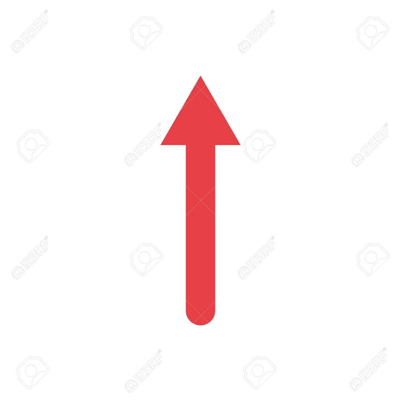 Isolated Red Arrow Icon Vector Design Royalty Free SVG, Cliparts, Vectors,  and Stock Illustration. Image 133788087., image size:1300x1300