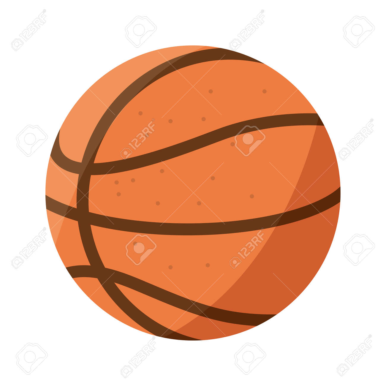 Bola para jogo de basquete. Royalty Free Stock SVG Vector and Clip Art