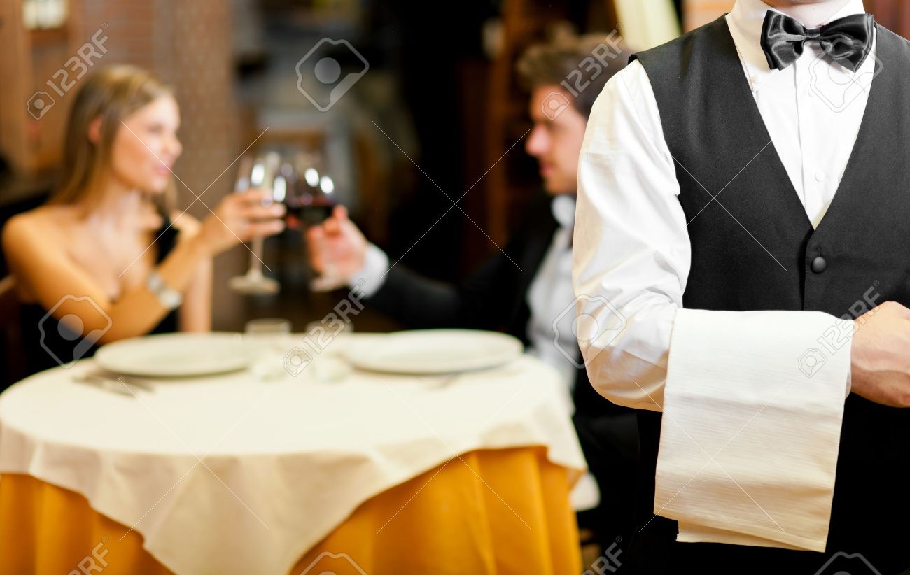 Couple having dinner in a restaurant - 17419996 Couple having dinner in a restaurant - 17419996