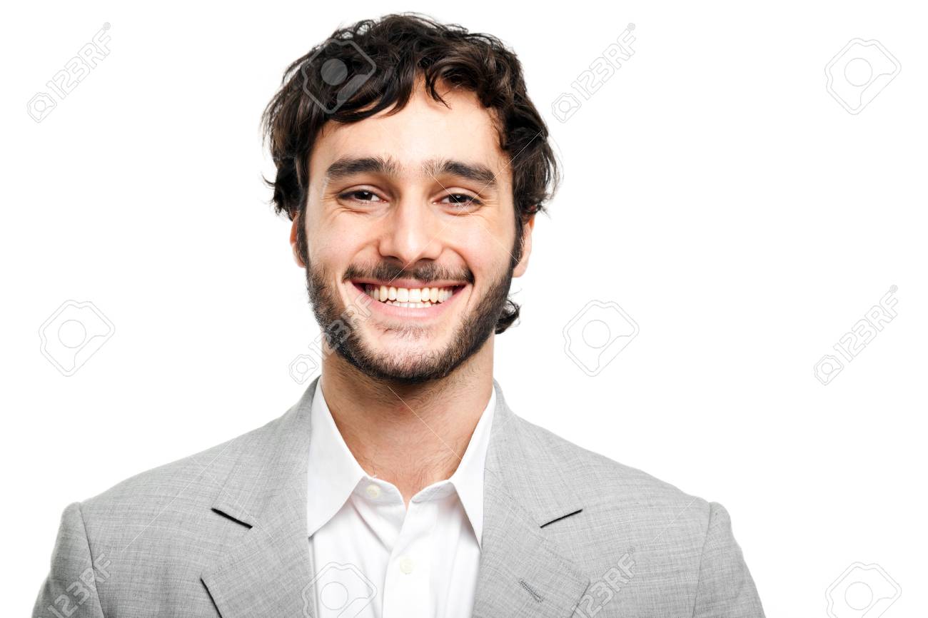 Lächelnder mann