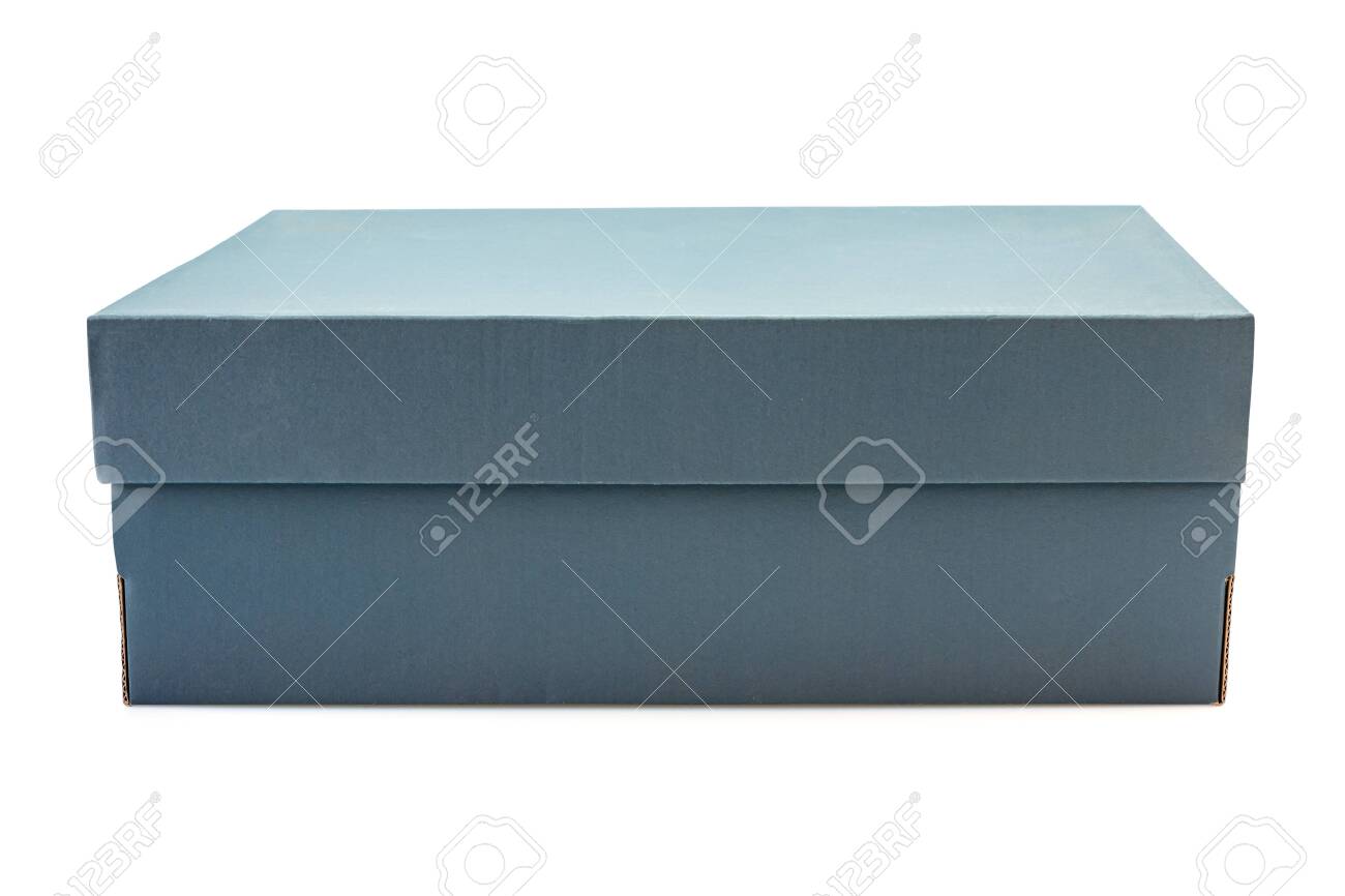 Gray clardboard box isolated on white background in clouding cliping path. - 149190225 Gray clardboard box isolated on white background in clouding cliping path. - 149190225