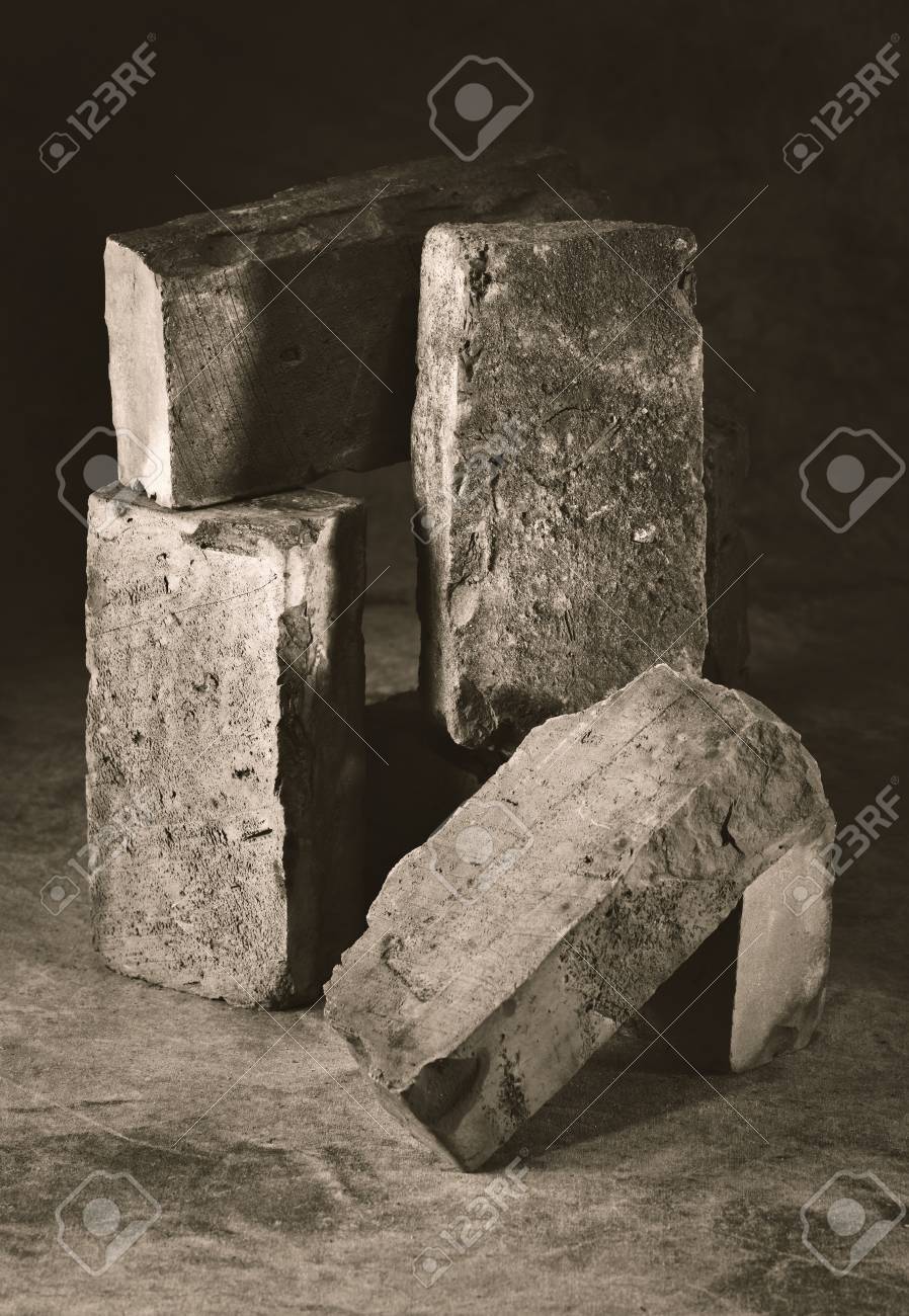still life with bricks
