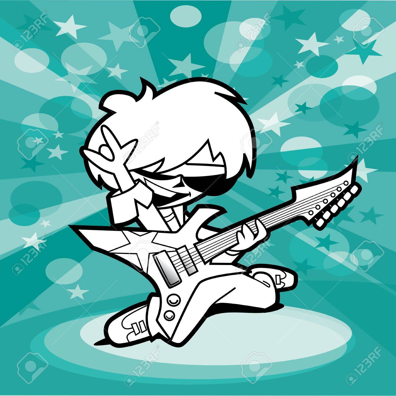 Rockstar Boy Guitarist Stock Photo Picture And Royalty Free Image Image 13169918 rockstar boy guitarist