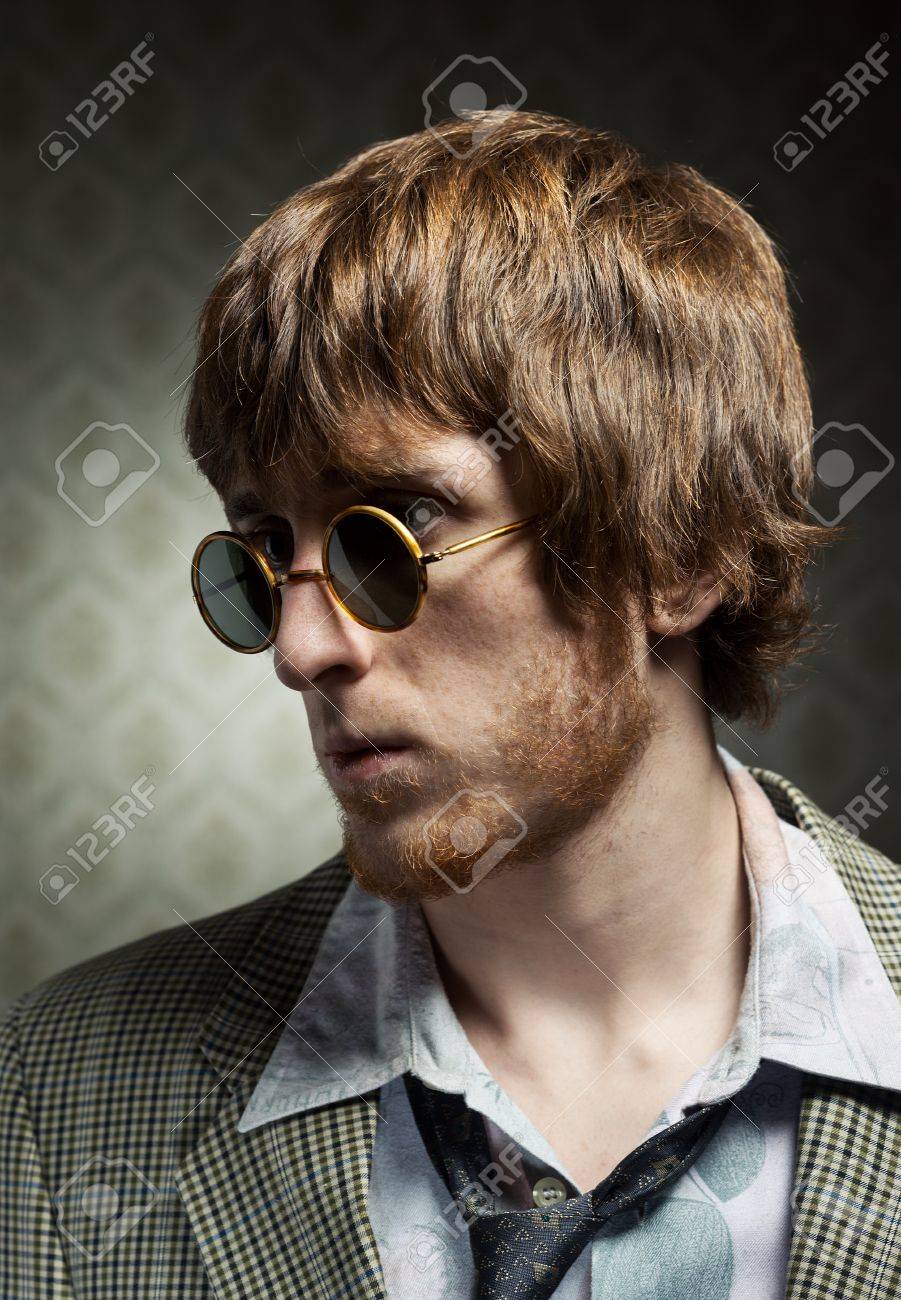 circular glasses vintage