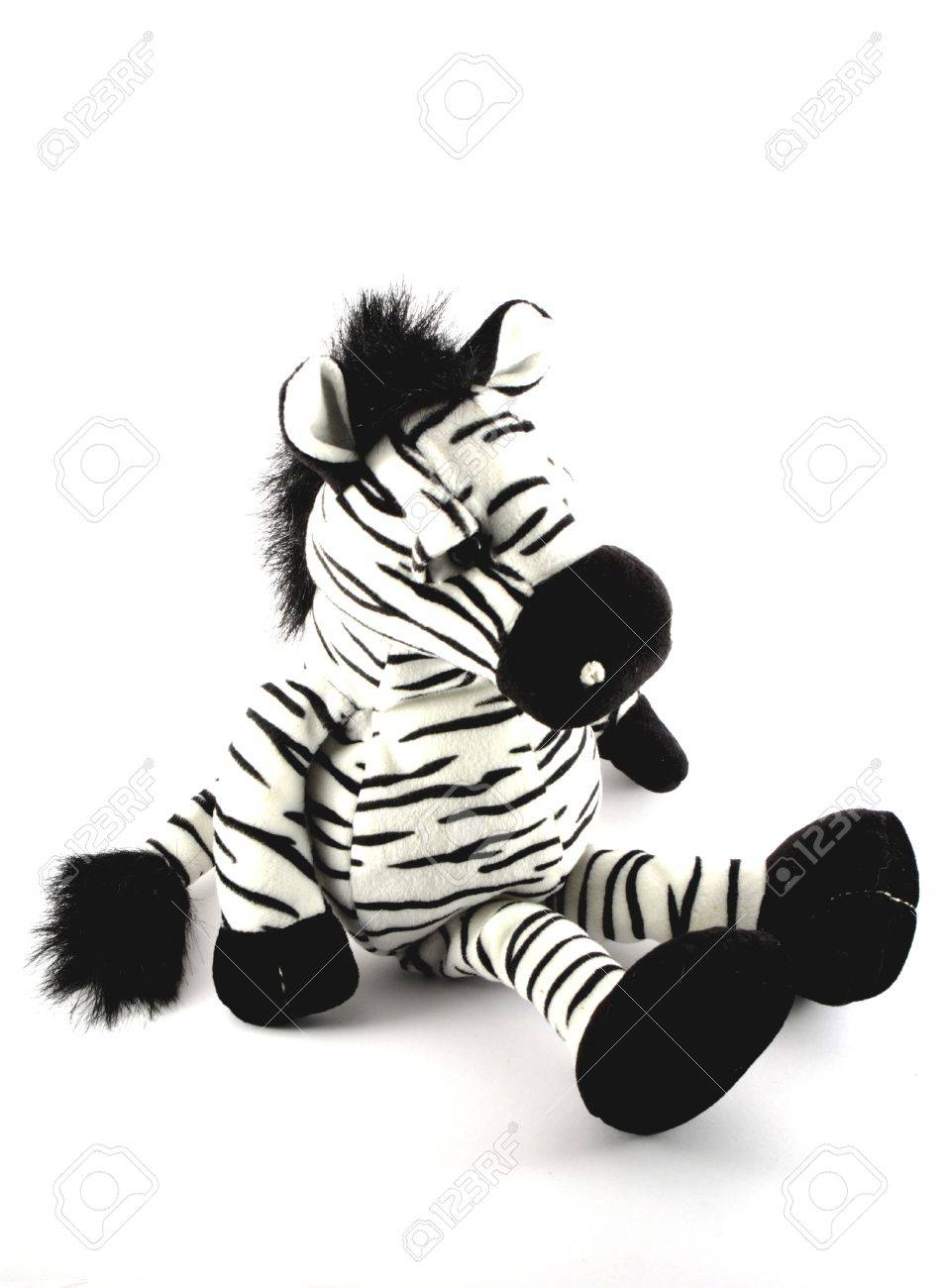 zebra cuddly toy