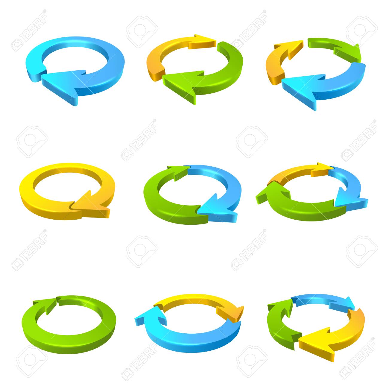 arrow circles royalty free cliparts vectors and stock illustration arrow circles