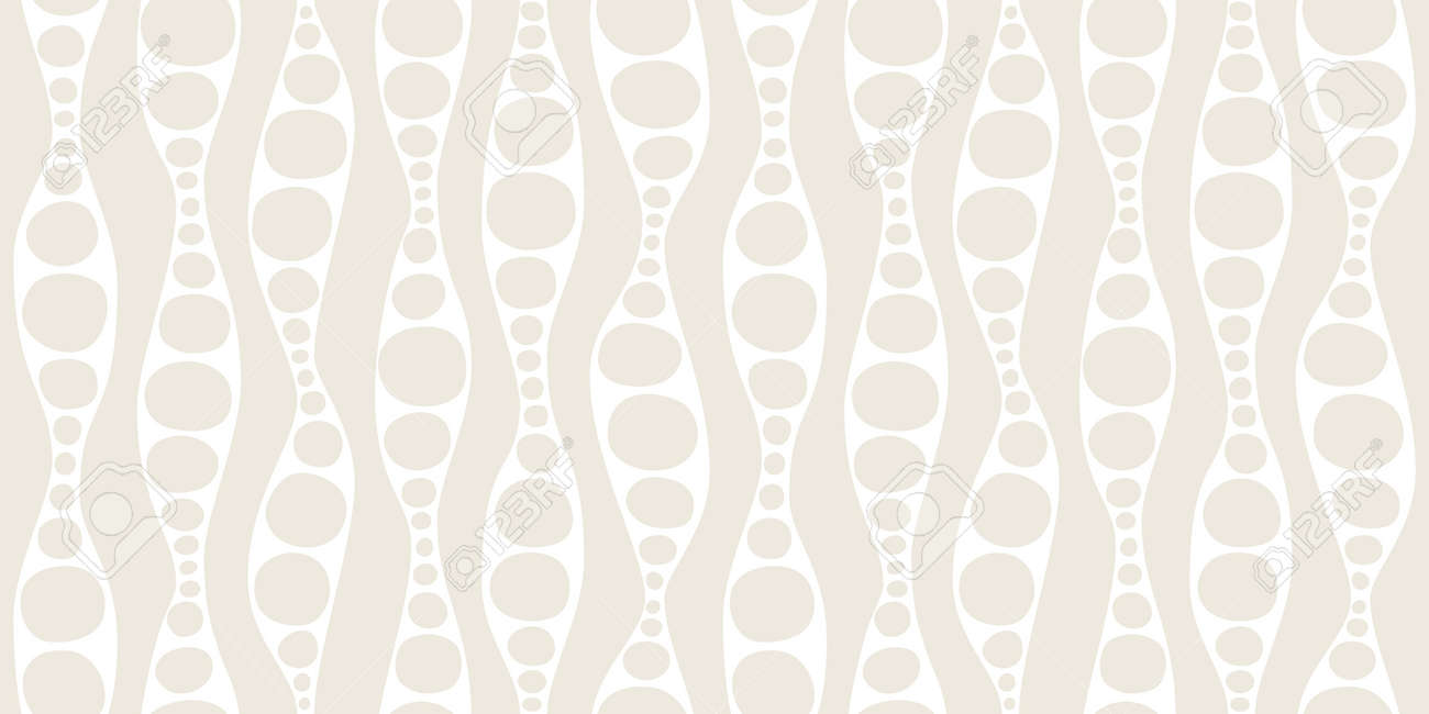 Seamless geometric pattern with waves and bubbles. Vector illustration - 165183279 Seamless geometric pattern with waves and bubbles. Vector illustration - 165183279