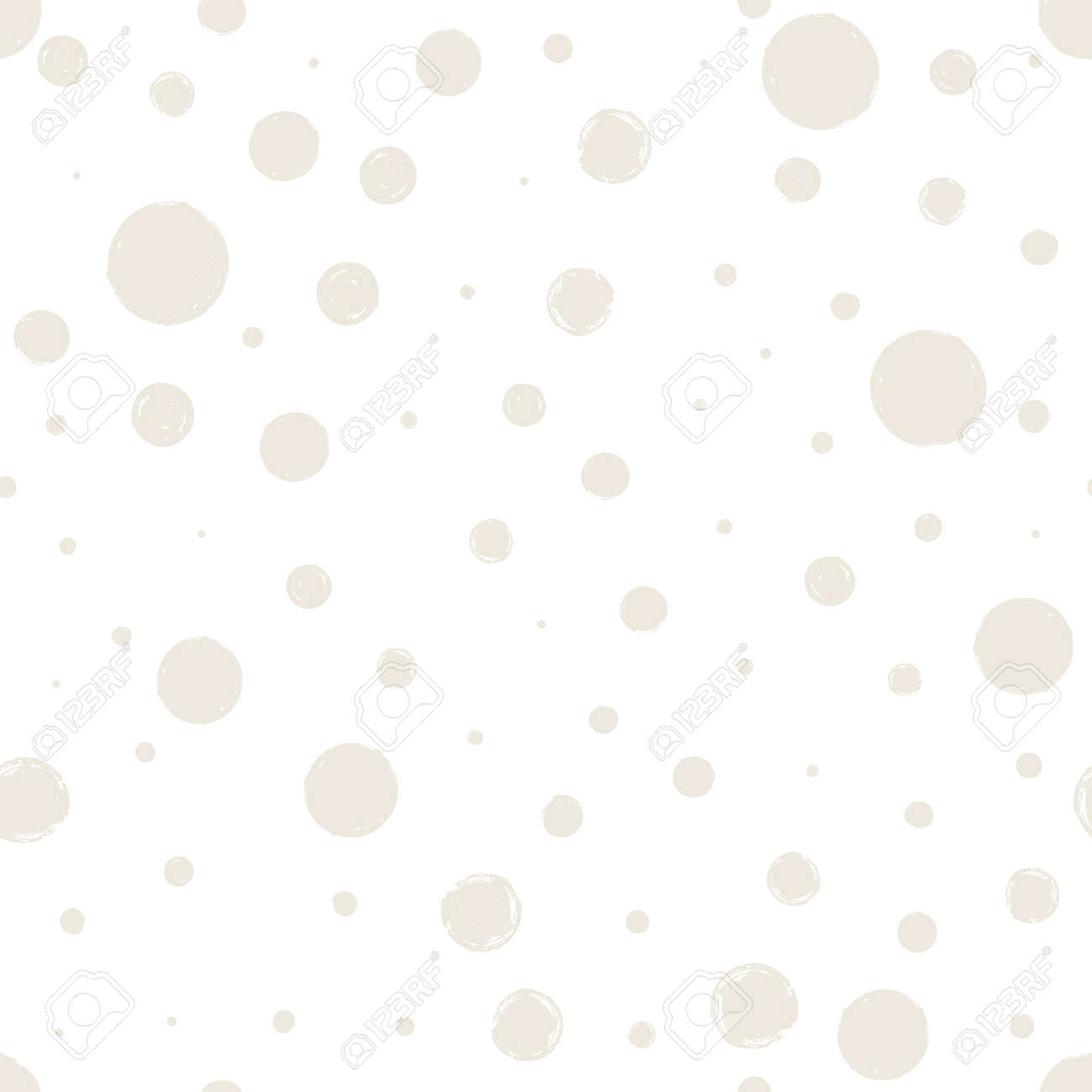 Seamless pattern with grunge circles hand painted with ink - 169056851 Seamless pattern with grunge circles hand painted with ink - 169056851