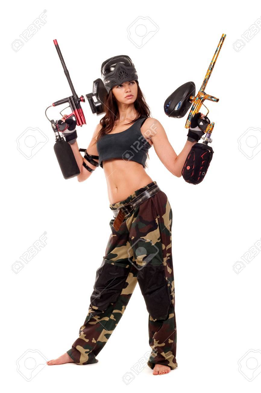 sexy paintball girl Sexy paintball girl