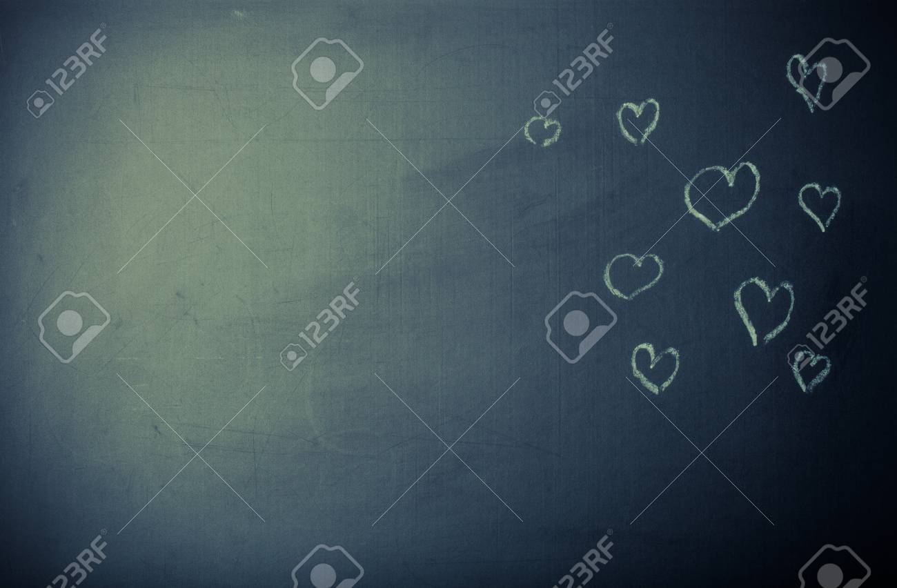 romantic theme on a chalkboard toned stock photo picture and