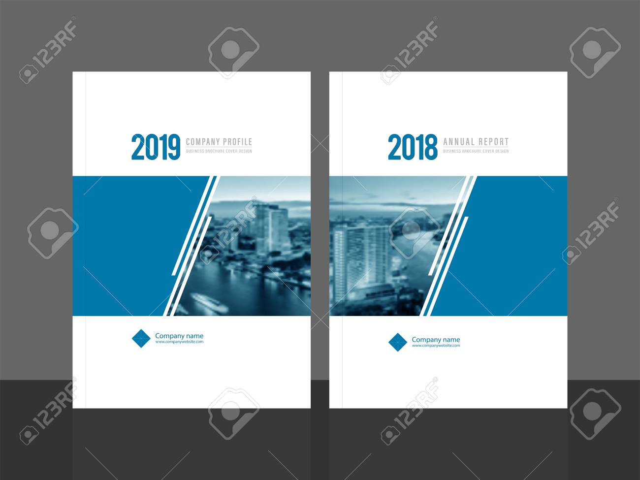 corporate cover design for annual report and company profile