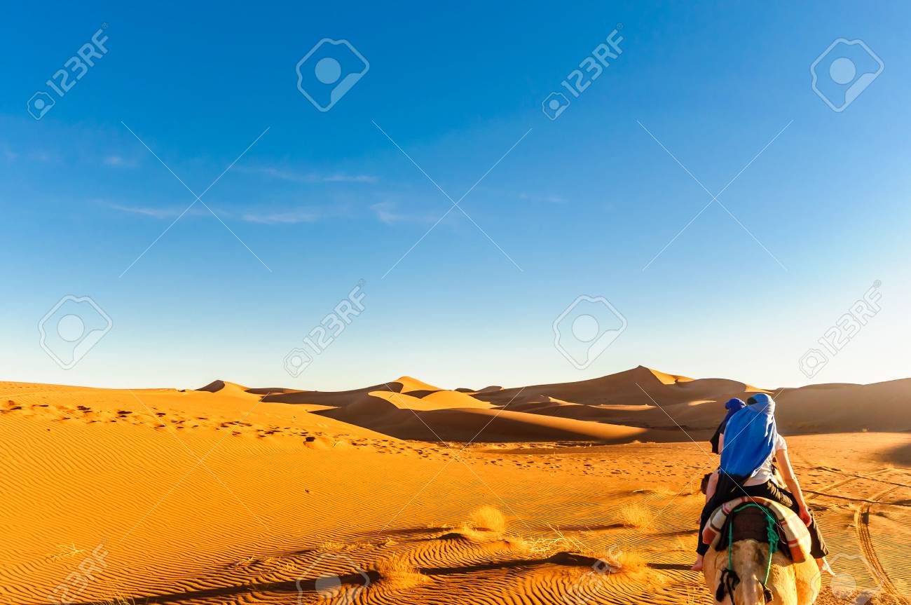 View of dunes in the dessert of Morocco by Mhamid - 77879534 View of dunes in the dessert of Morocco by Mhamid - 77879534