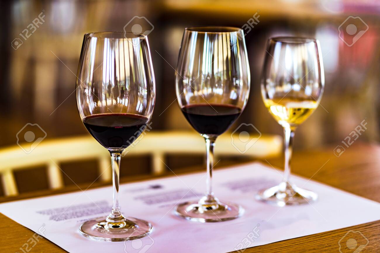 View on Degustation of white and red port wine in tasting room, Portugal - 142709853 View on Degustation of white and red port wine in tasting room, Portugal - 142709853