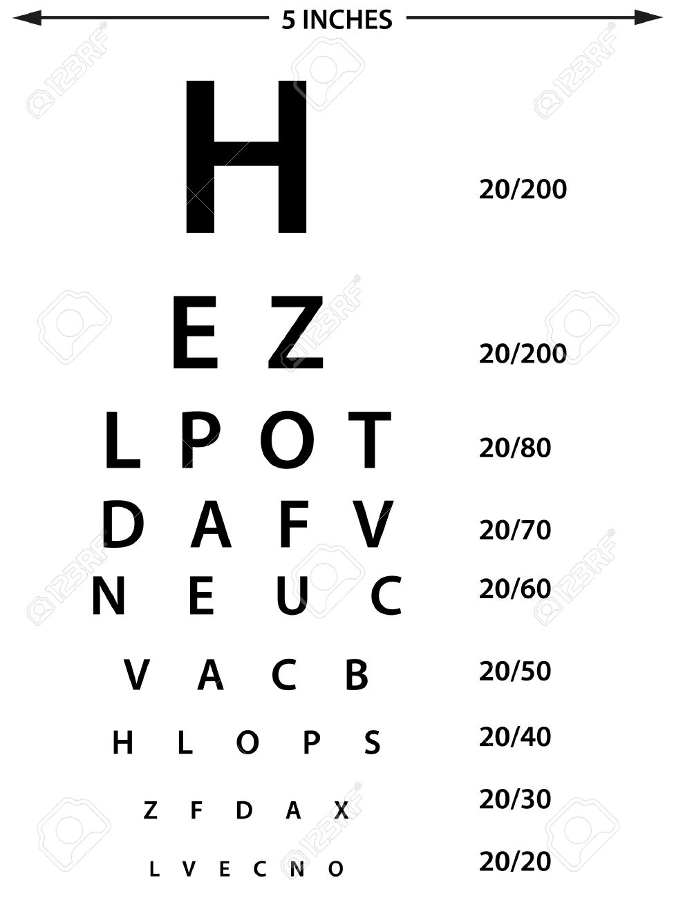 Sign For Eye Test Use By Doctors Royalty Free SVG, Cliparts ...