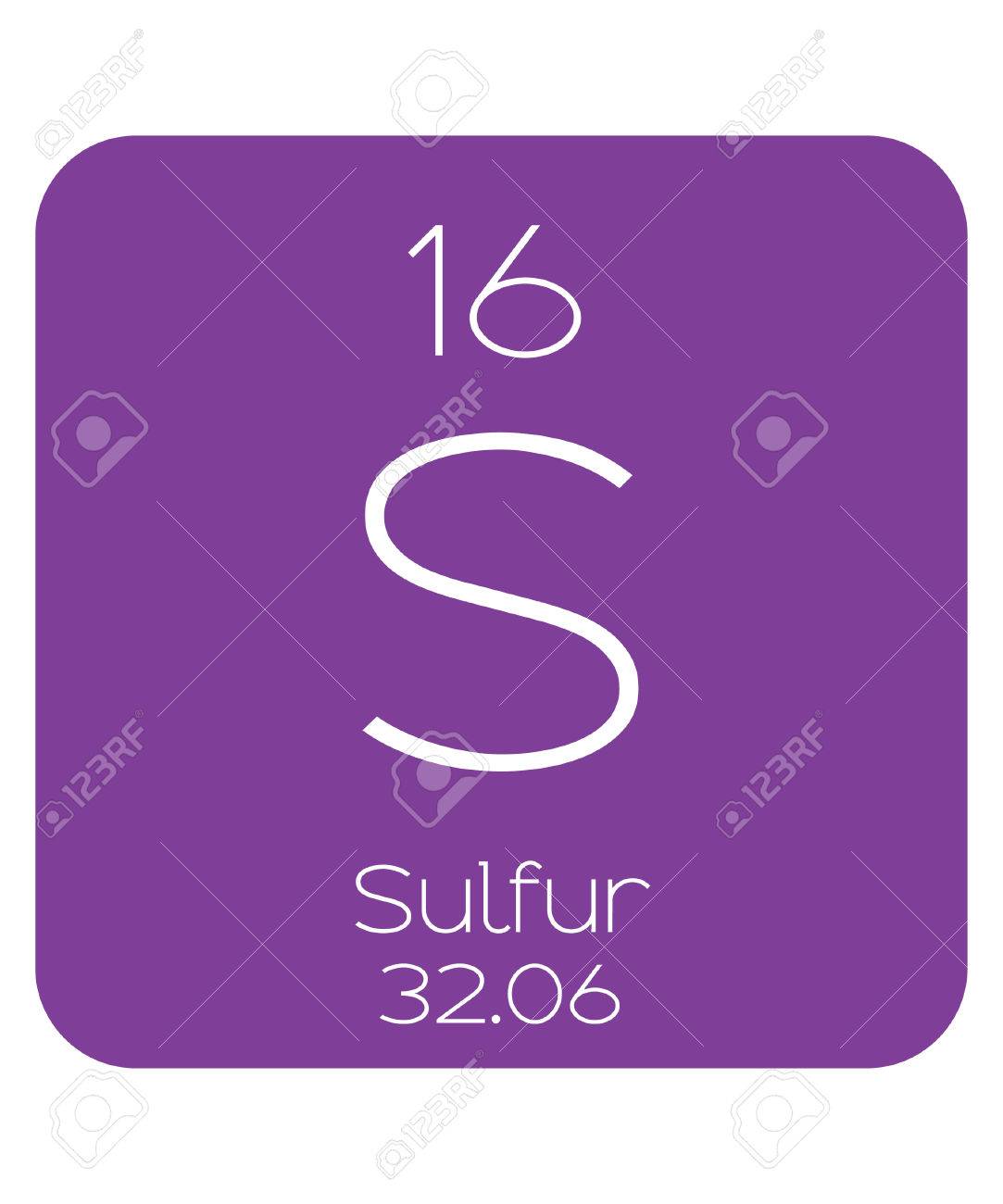 the periodic table of the elements sulfur sulfur periodic table
