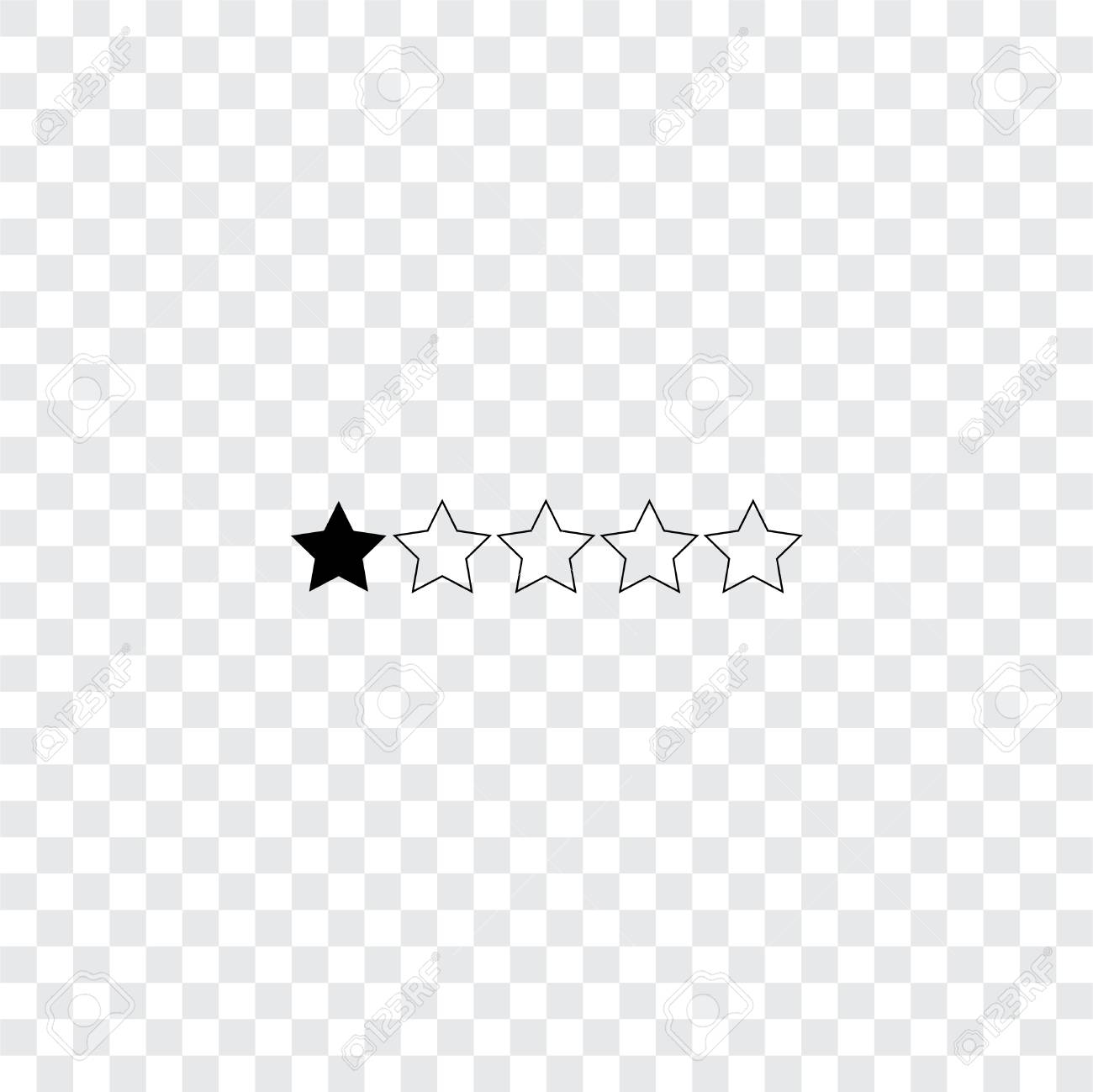 black and white 1 star rating black and white 1 star rating
