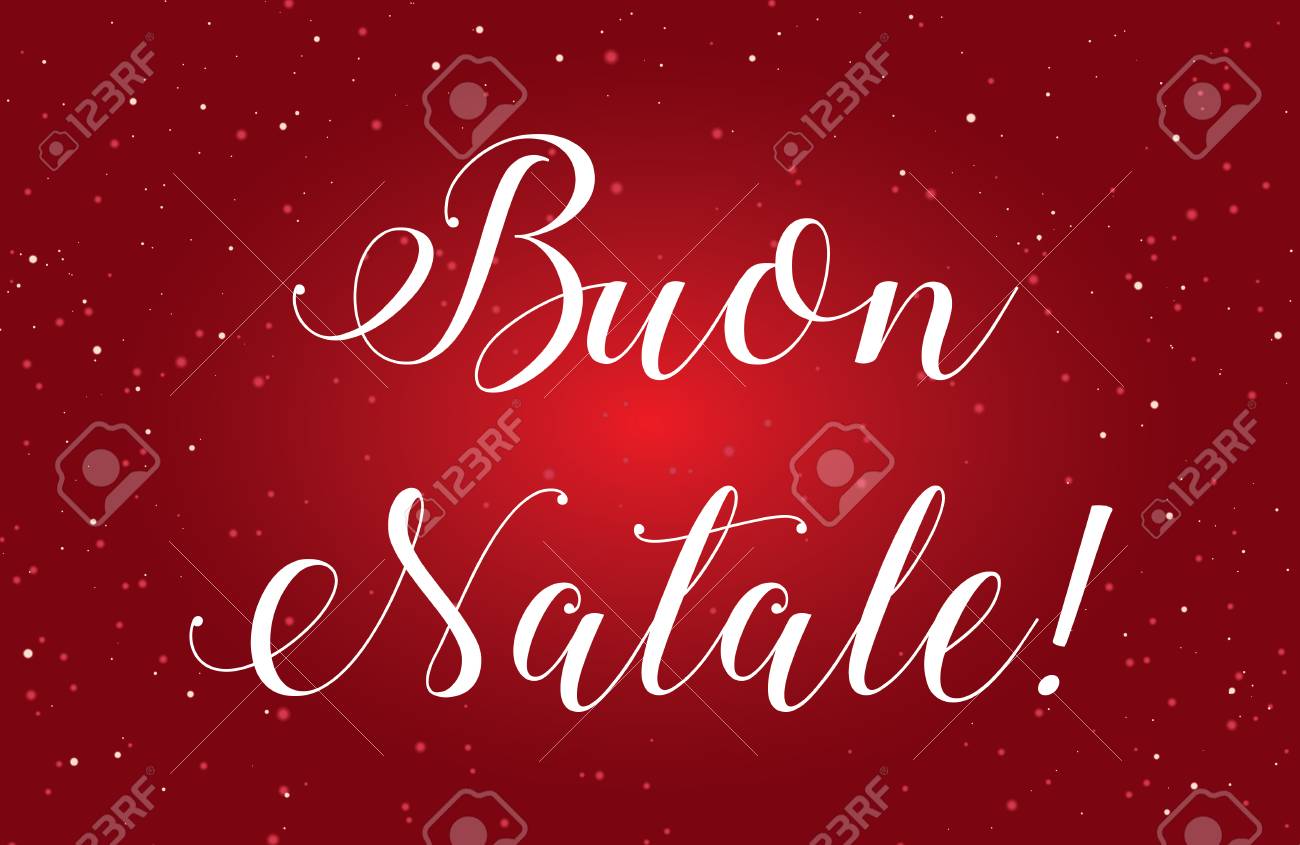 Buon Natale Pictures.An Illustration Of Buon Natale Stock Photo Picture And Royalty Free Image Image 107357937