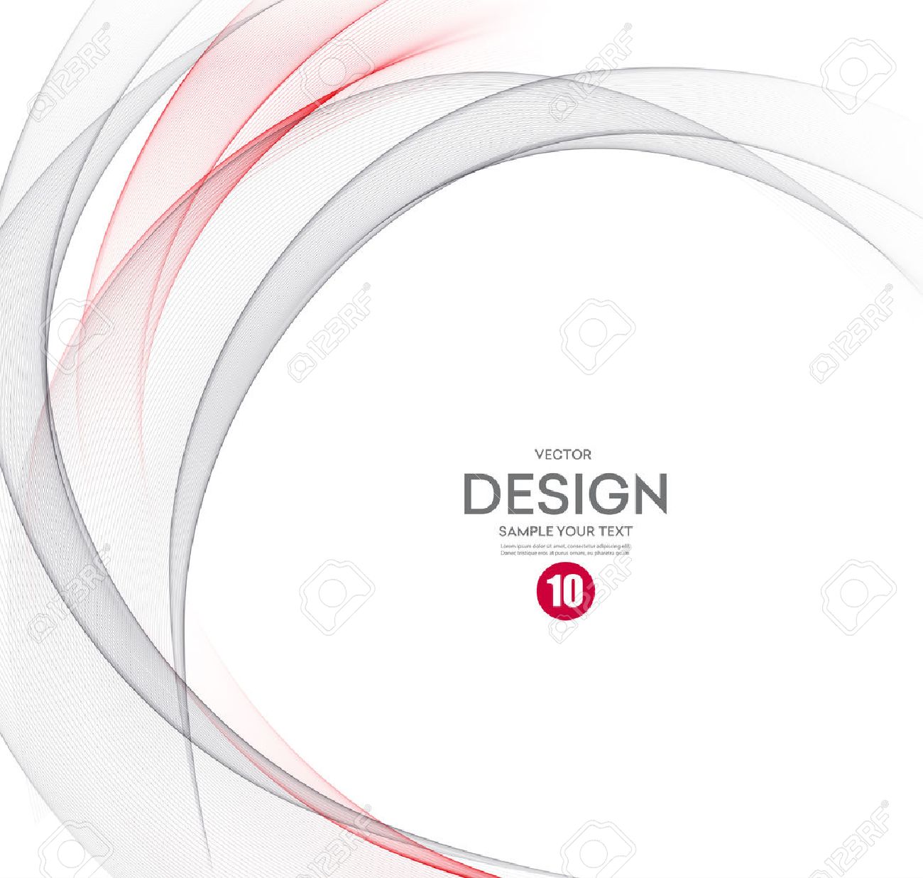 Abstract vector background, gray and red waved lines for brochure, website, flyer design. illustration eps10 - 54434247 Abstract vector background, gray and red waved lines for brochure, website, flyer design. illustration eps10 - 54434247