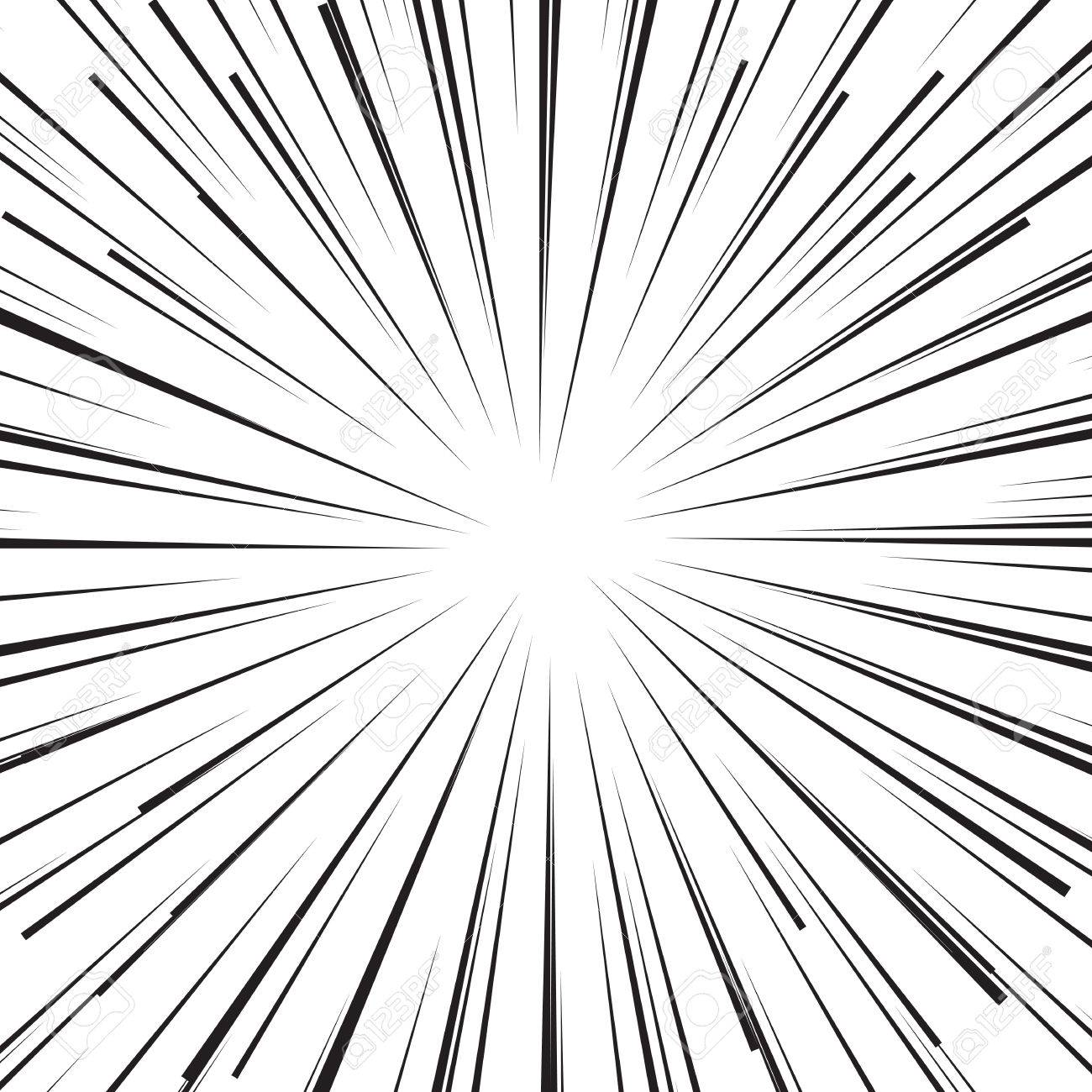 抽象的な漫画フラッシュ爆発ラジアル ライン背景です のイラスト素材 ベクタ Image