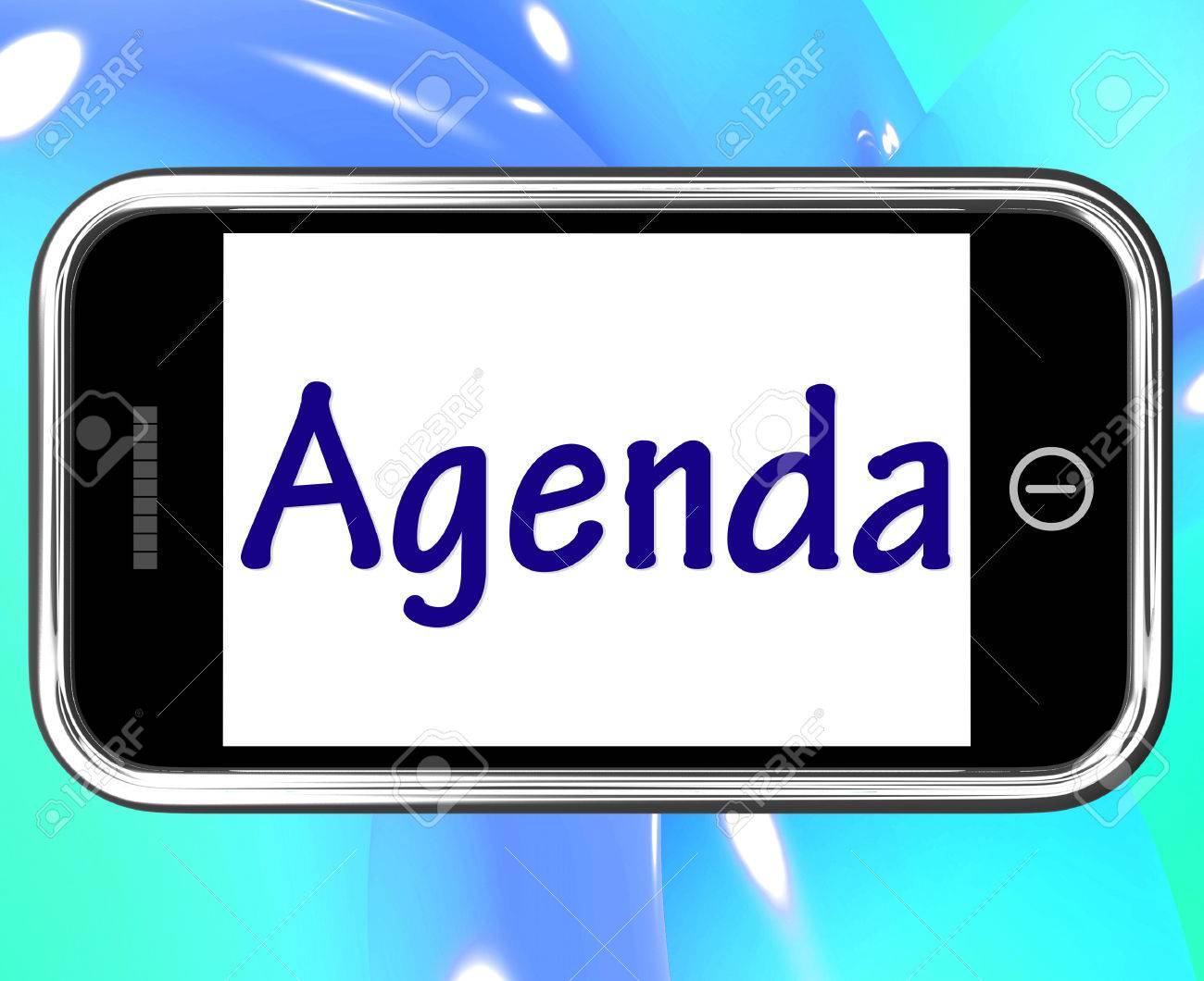 agenda smartphone meaning online schedule or timetable agenda online free