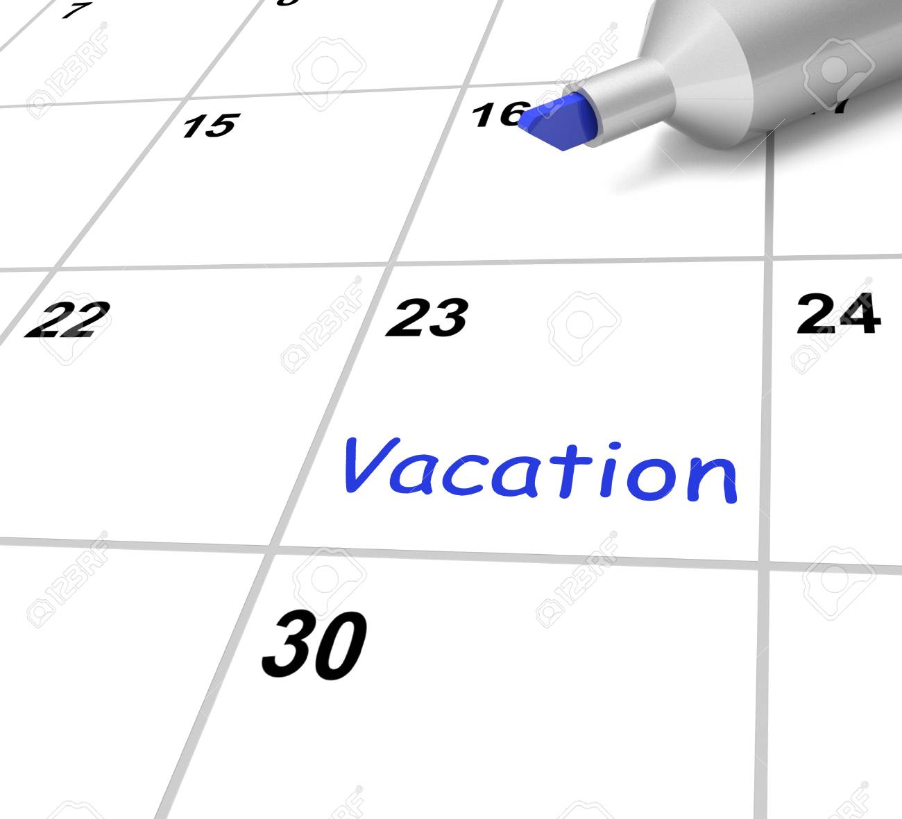 vacation calendar