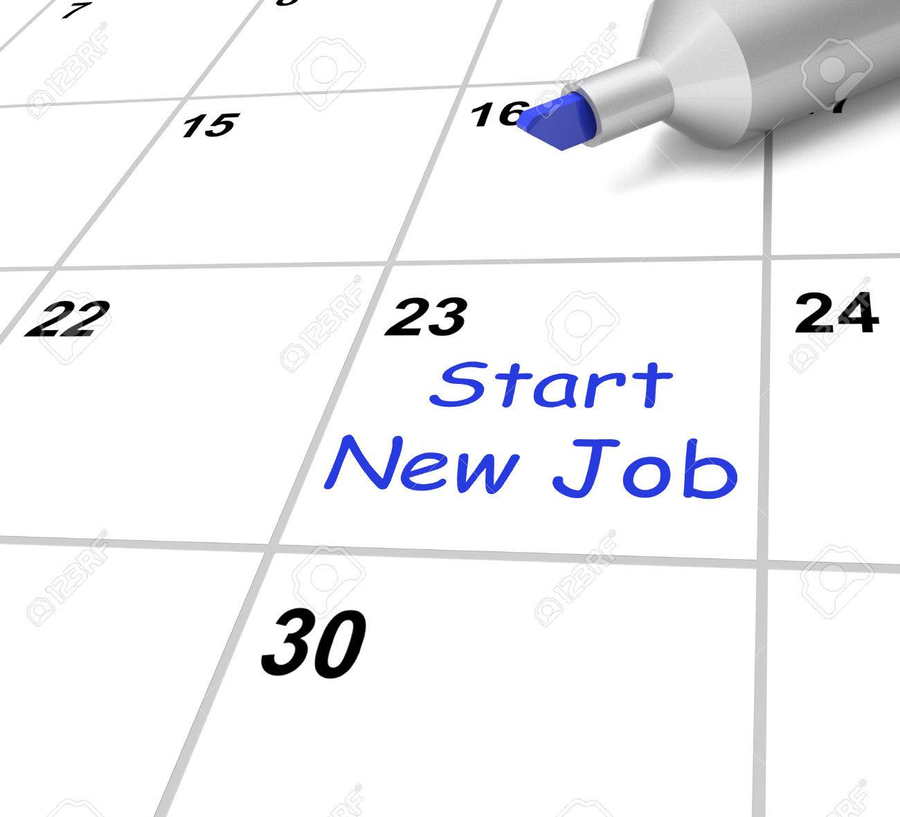 starting a new job