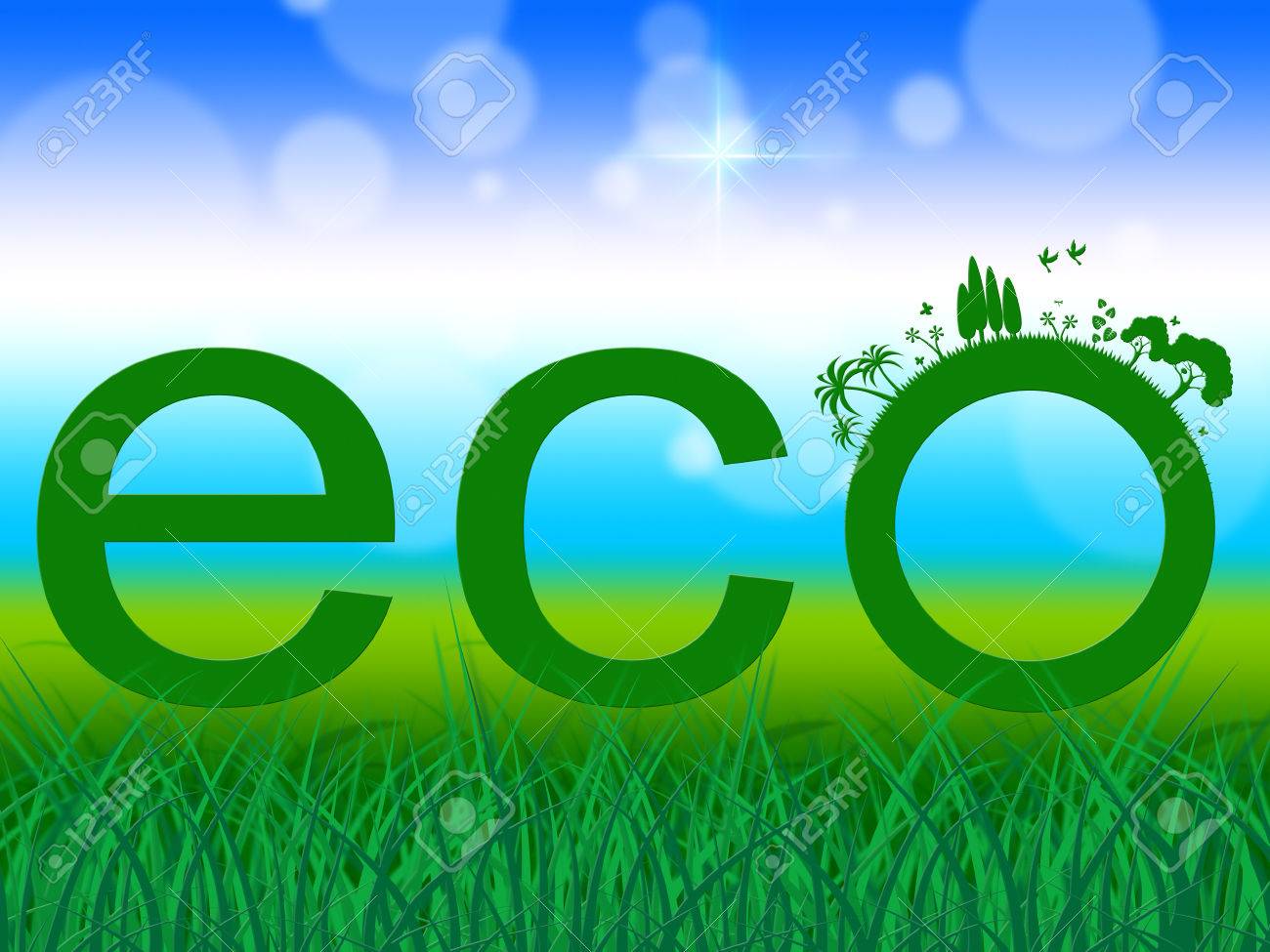 Word Eco Meaning Earth Friendly And Eco Friendly Stock Photo Picture And Royalty Free Image Image 29585149