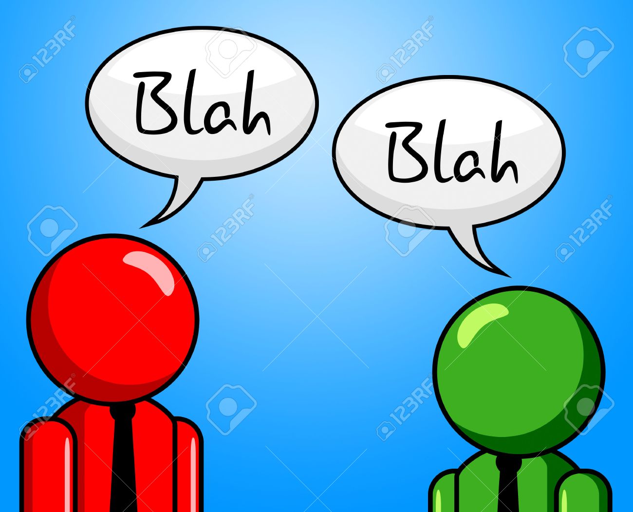 blah conversation meaning chinwag dialogue and gossip stock photo