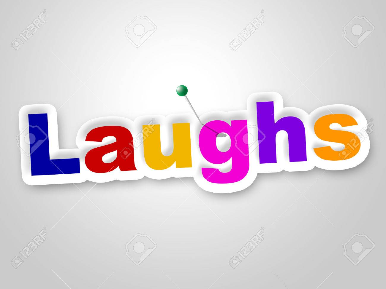 Laughs Sign Meaning Laughing Witty And Laughter Stock Photo Picture And Royalty Free Image Image