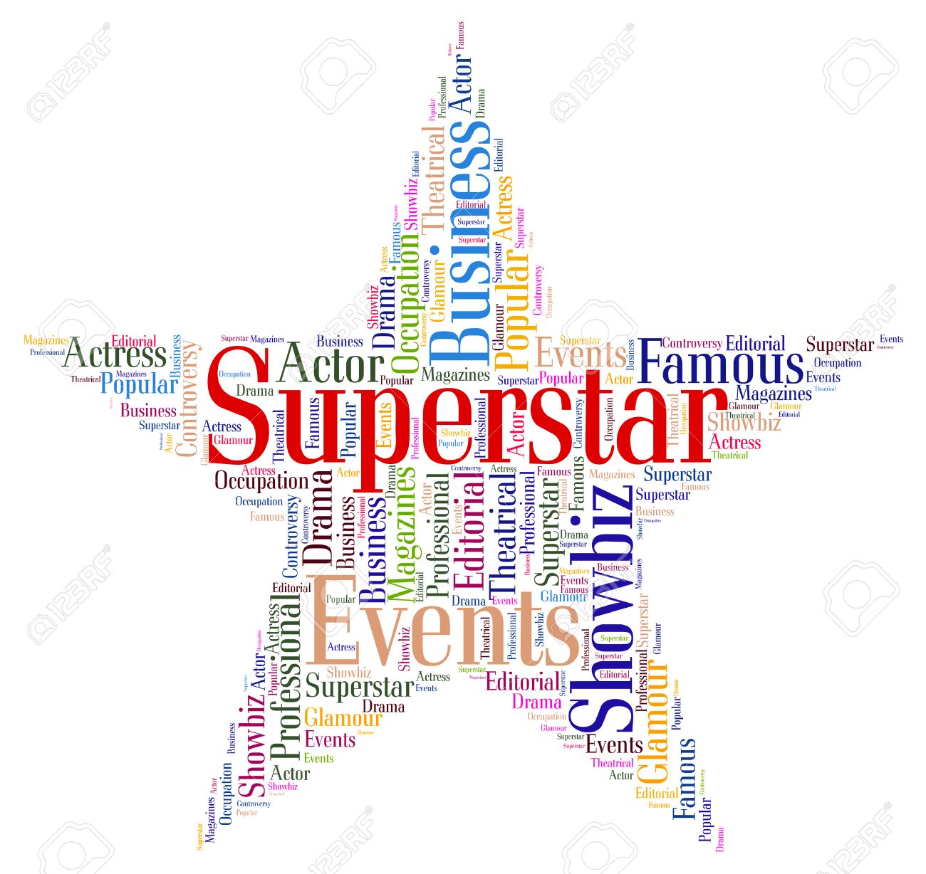 superstar word representing personality