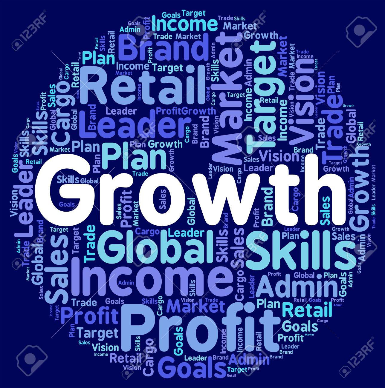 成長の言葉表現の開発拡大と上昇 の写真素材 画像素材 Image