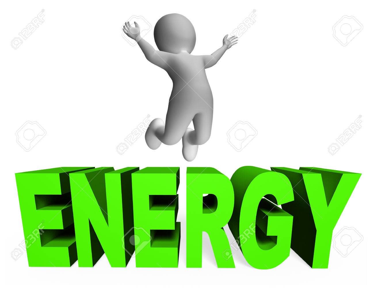 Energy Character Meaning Powered Characters And Energetic 3d Rendering Stock Photo Picture And Royalty Free Image Image 61359399