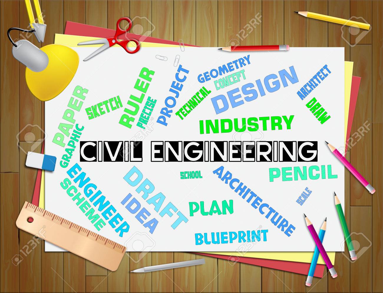 Civil Engineering Meaning Infrastructure And Building Construction Stock Photo Picture And Royalty Free Image Image 63918407