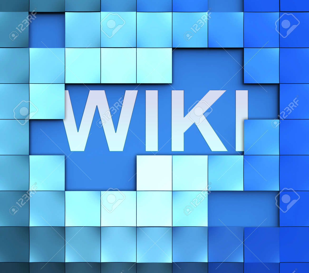 Wiki 블록은 Wikipedia와 인터넷 문제를 나타냅니다. 로열티 무료 사진, 그림, 이미지 그리고 스톡포토그래피. Image  70552118