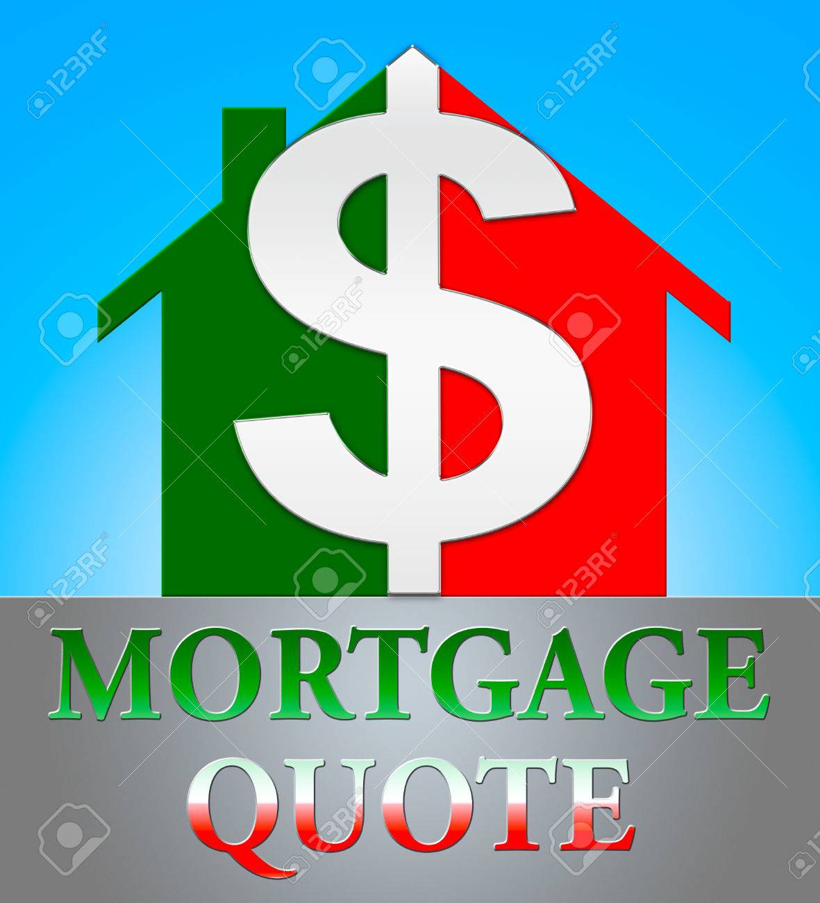 Mortgage Quote Adorable Mortgage Quote Dollar Icon Means Real Estate 3D Illustration Stock Mortgage Quote Entrancing Mortgage Quote Dollar Icon Means Real Estate 3D Illustration Stock