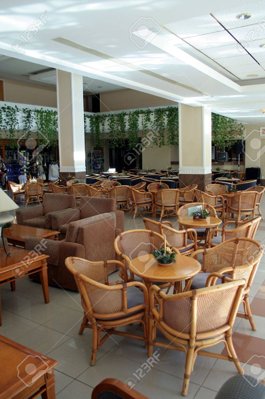 interior of a restaurant with bamboo furniture stock photo interior of a restaurant with bamboo furniture stock photo