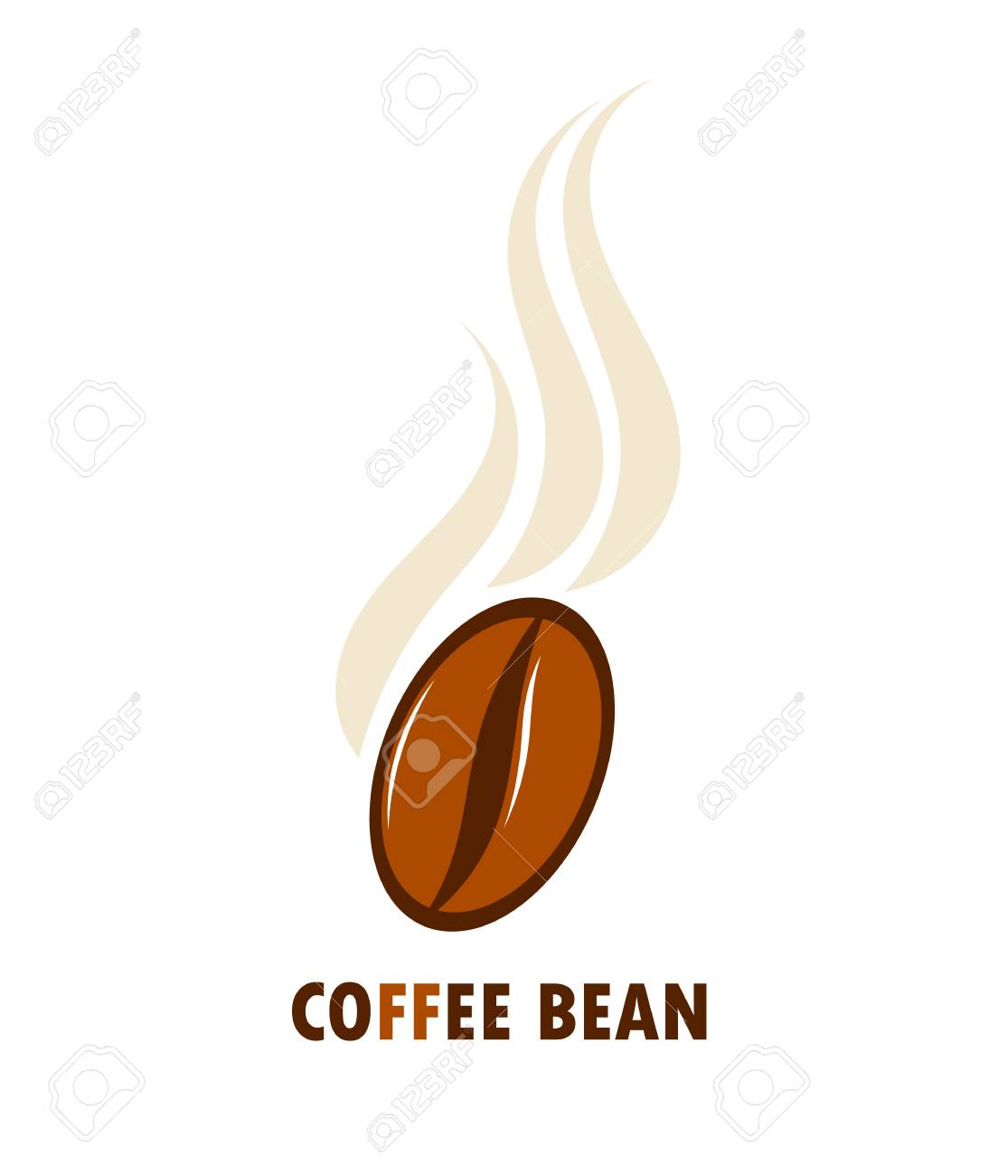 Aromatic Coffee Bean. Vector Illustration Royalty Free SVG, Cliparts,  Vectors, and Stock Illustration. Image 24197577., image size:1115x1300