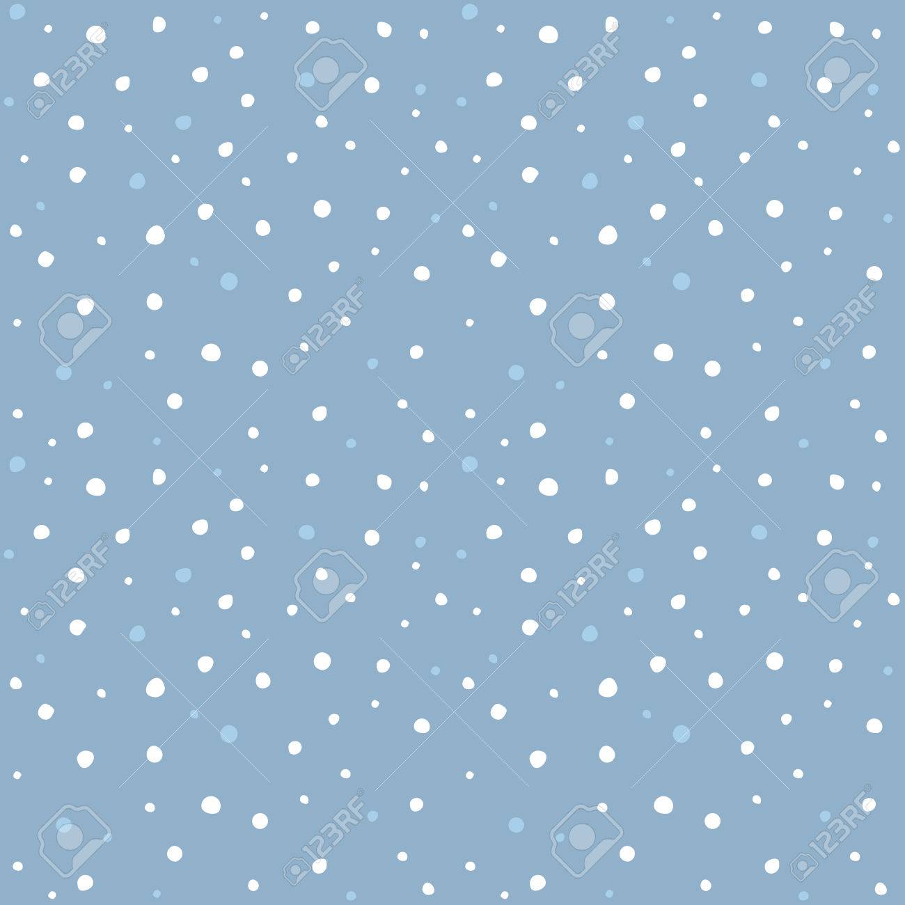 Snow seamless pattern. Vector illustration - 48393932 Snow seamless pattern. Vector illustration - 48393932