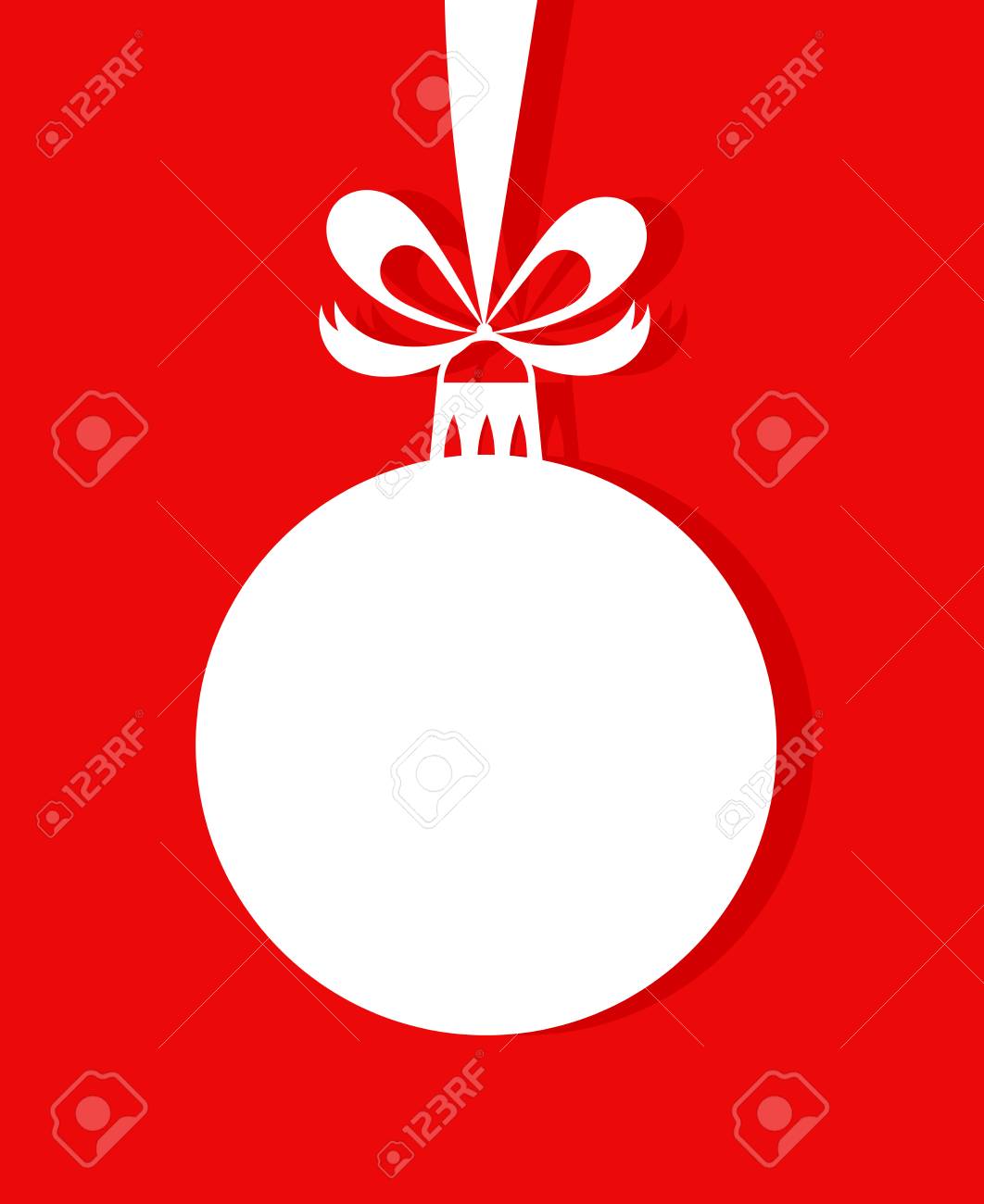 Christmas Bauble Ornament Vector Illustration