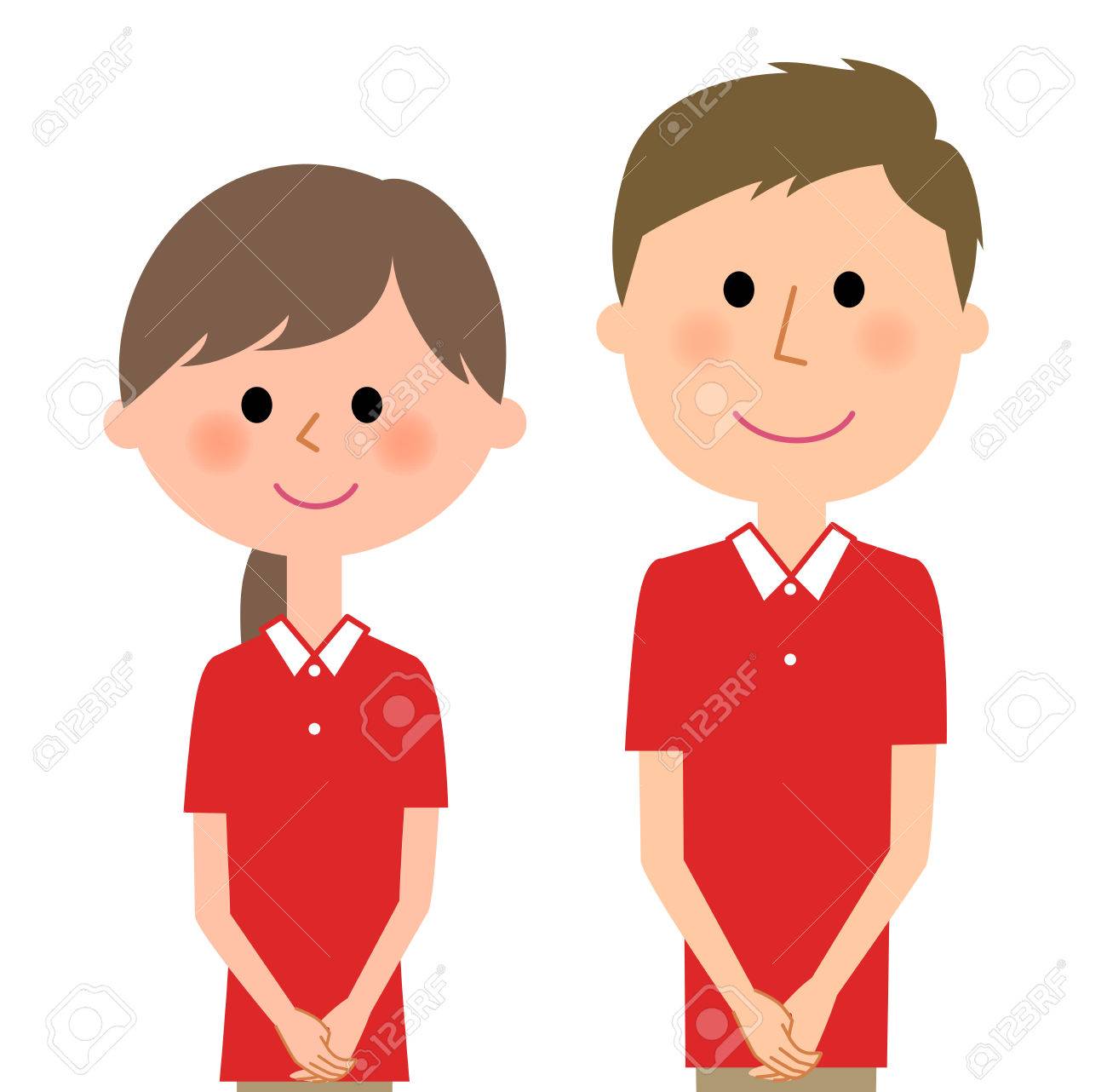 介護者 看護助手のイラスト素材 ベクタ Image