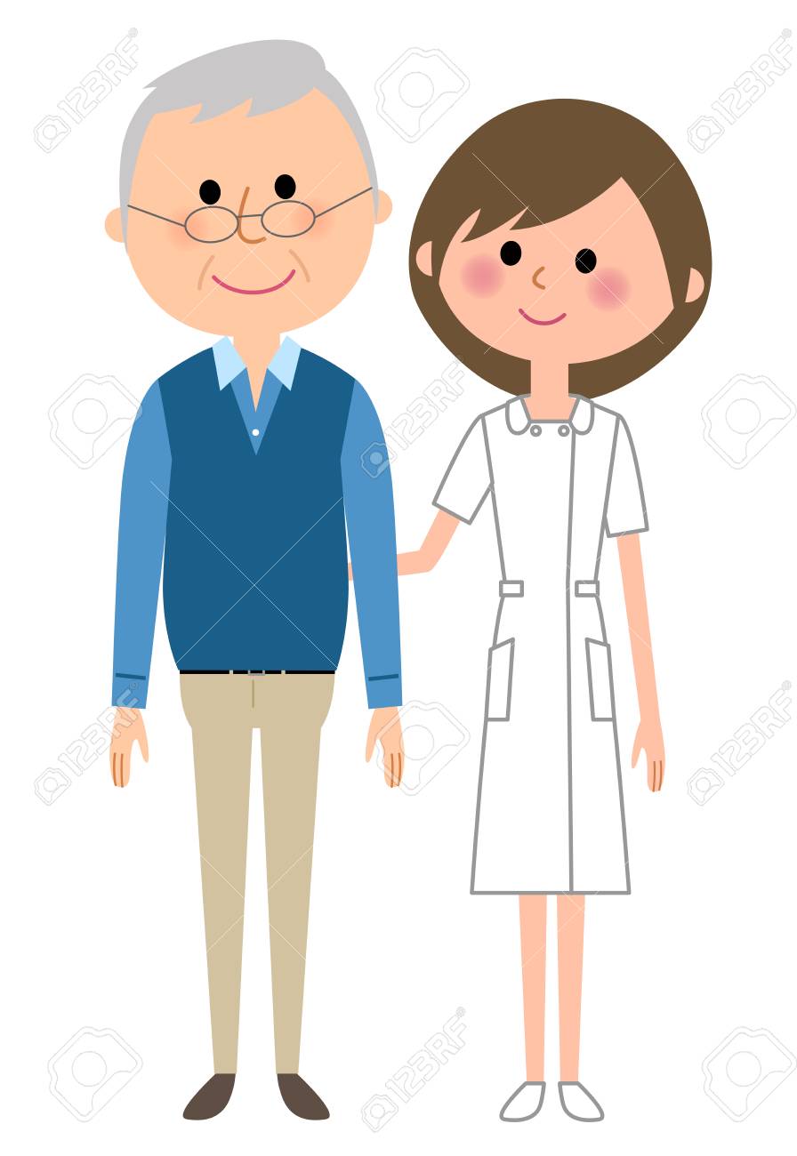 看護師と患者イラスト のイラスト素材 ベクタ Image 6579
