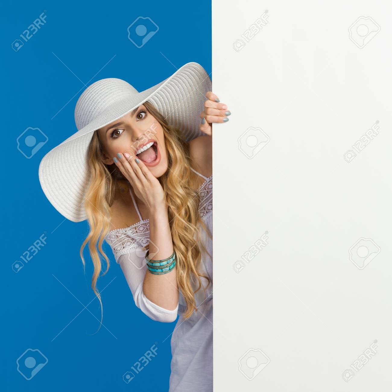 big white sun hat