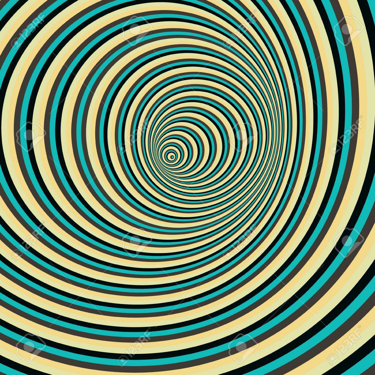 抽象的な渦巻き模様の背景 目の錯覚のパターン ベクトルの図 のイラスト素材 ベクタ Image