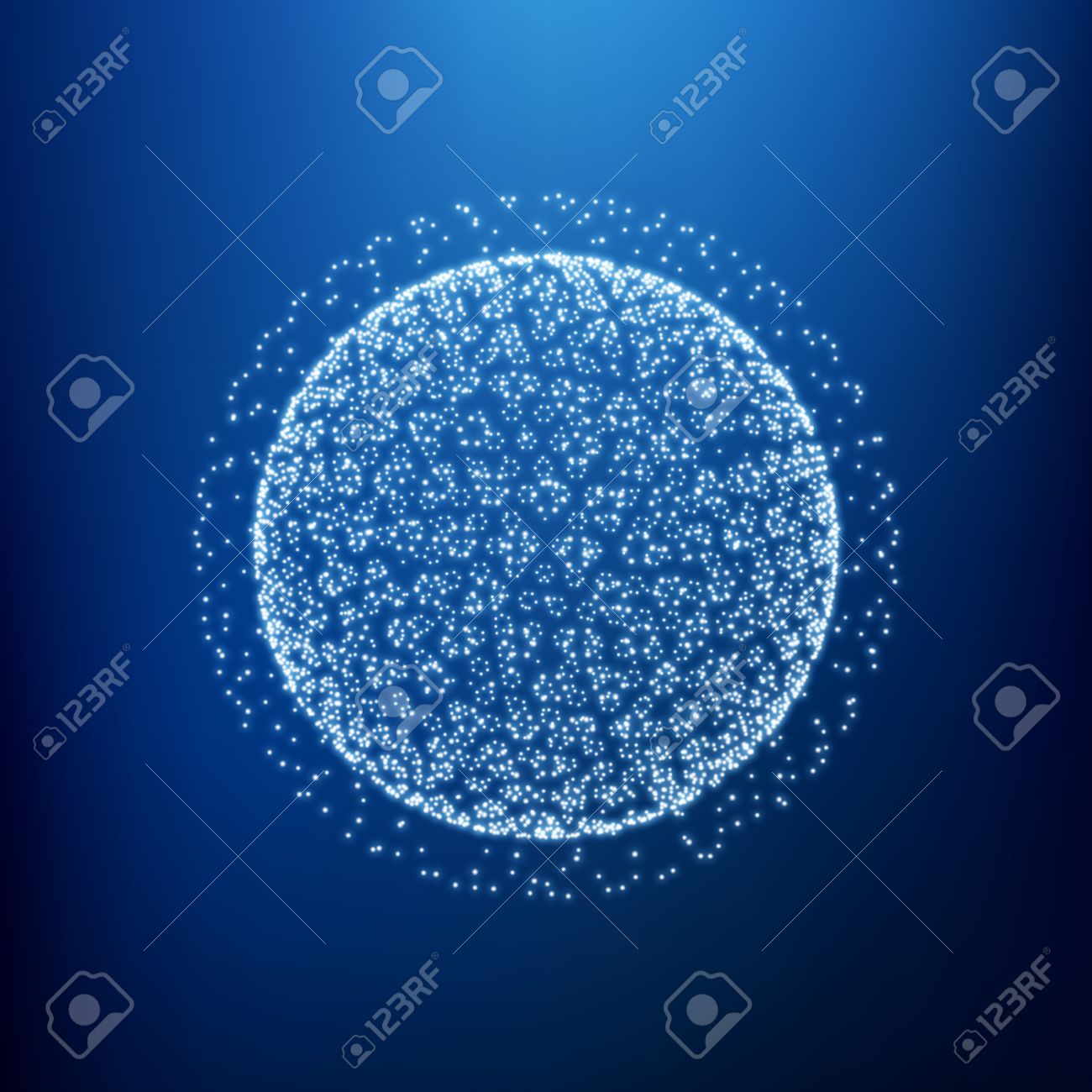 구는 포인트 구성된. 글로벌 디지털 연결. 추상 글로브 격자. 와이어 프레임 구 그림입니다. 추상 3D 그리드 디자인. 빛나는 격자.  3D 기술 스타일. 네트워크 - 글로브 디자인. 로열티 무료 사진, 그림, 이미지 그리고