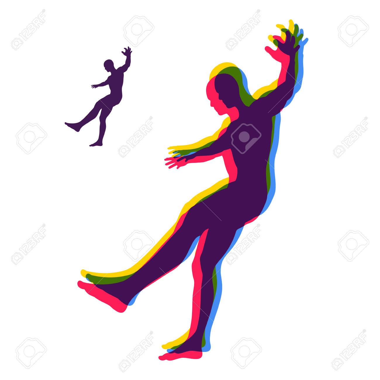 人の入れ 落下します 人のシルエット落ちた ベクトルの図 のイラスト素材 ベクタ Image 人の入れ 落下します 人のシルエット落ちた ベクトルの図 のイラスト素材 ベクタ Image